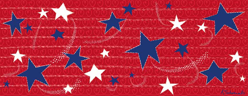 KS2 – Red, White and You – Stars © Kris Schwenck