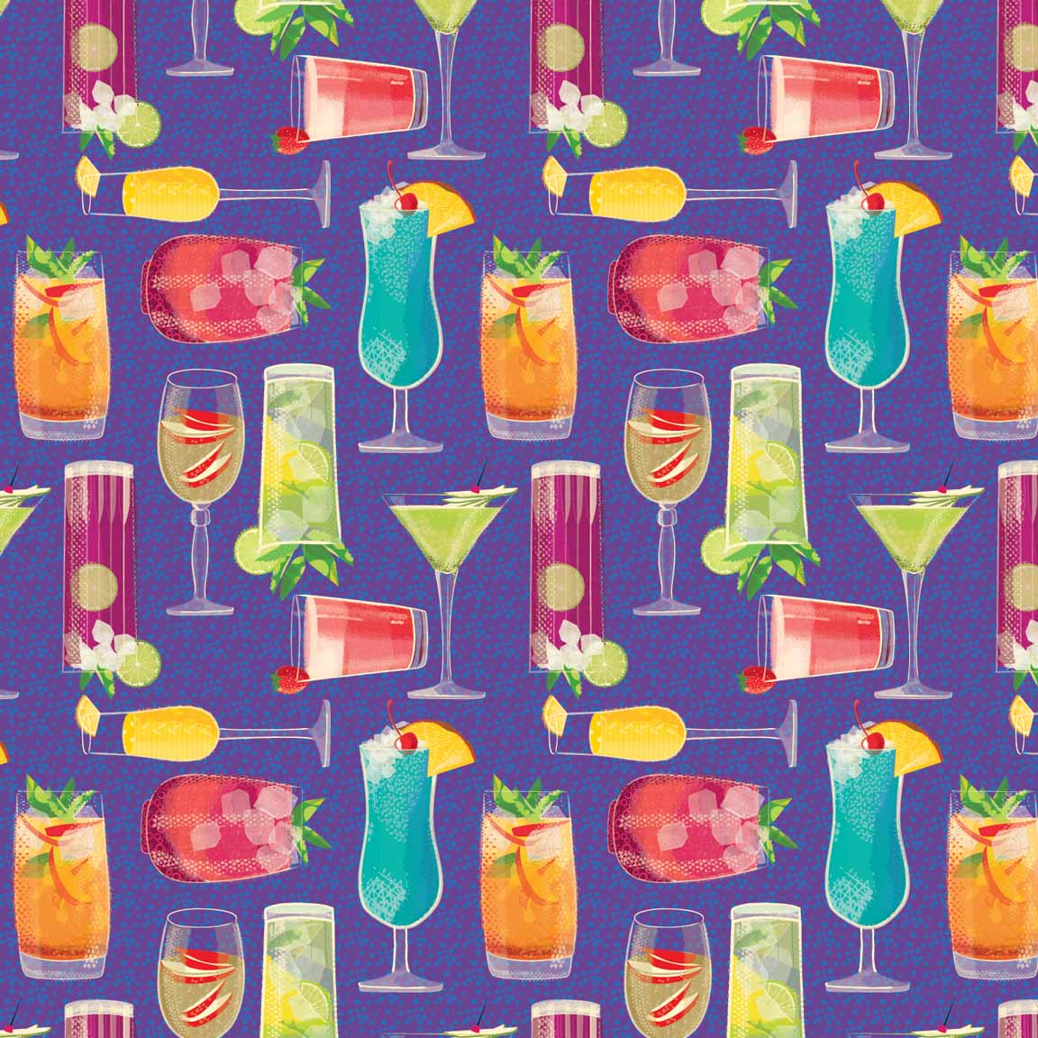 KS2 – Rockin the Mocktail Surface Design – 06 © Kris Schwenck