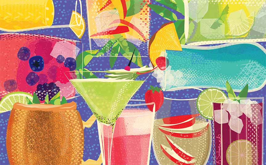 KS2 – Rockin the Mocktails – Mocktails, Large © Kris Schwenck