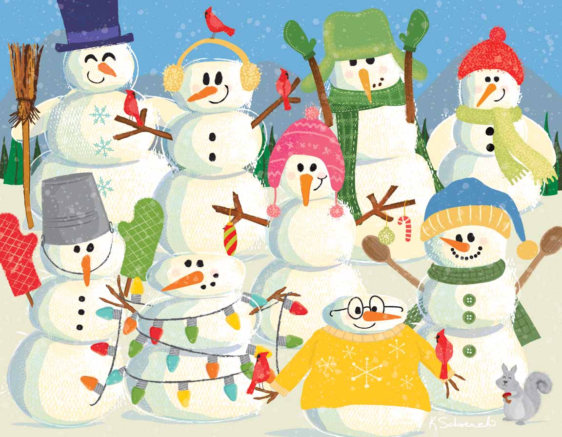 KS2 – Snow Happy – Happy Little Snowman Group © Kris Schwenck