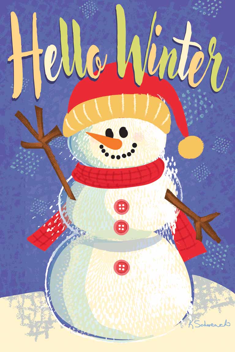 KS2 – Snow Happy – Hello Winter © Kris Schwenck