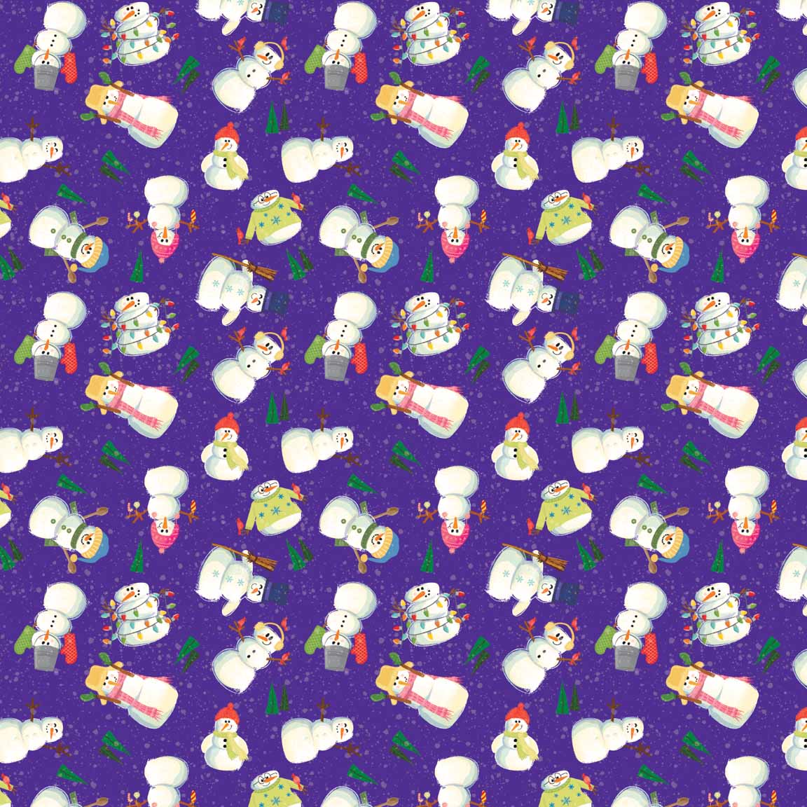 KS2 – Snow Happy Surface Design – 02 © Kris Schwenck
