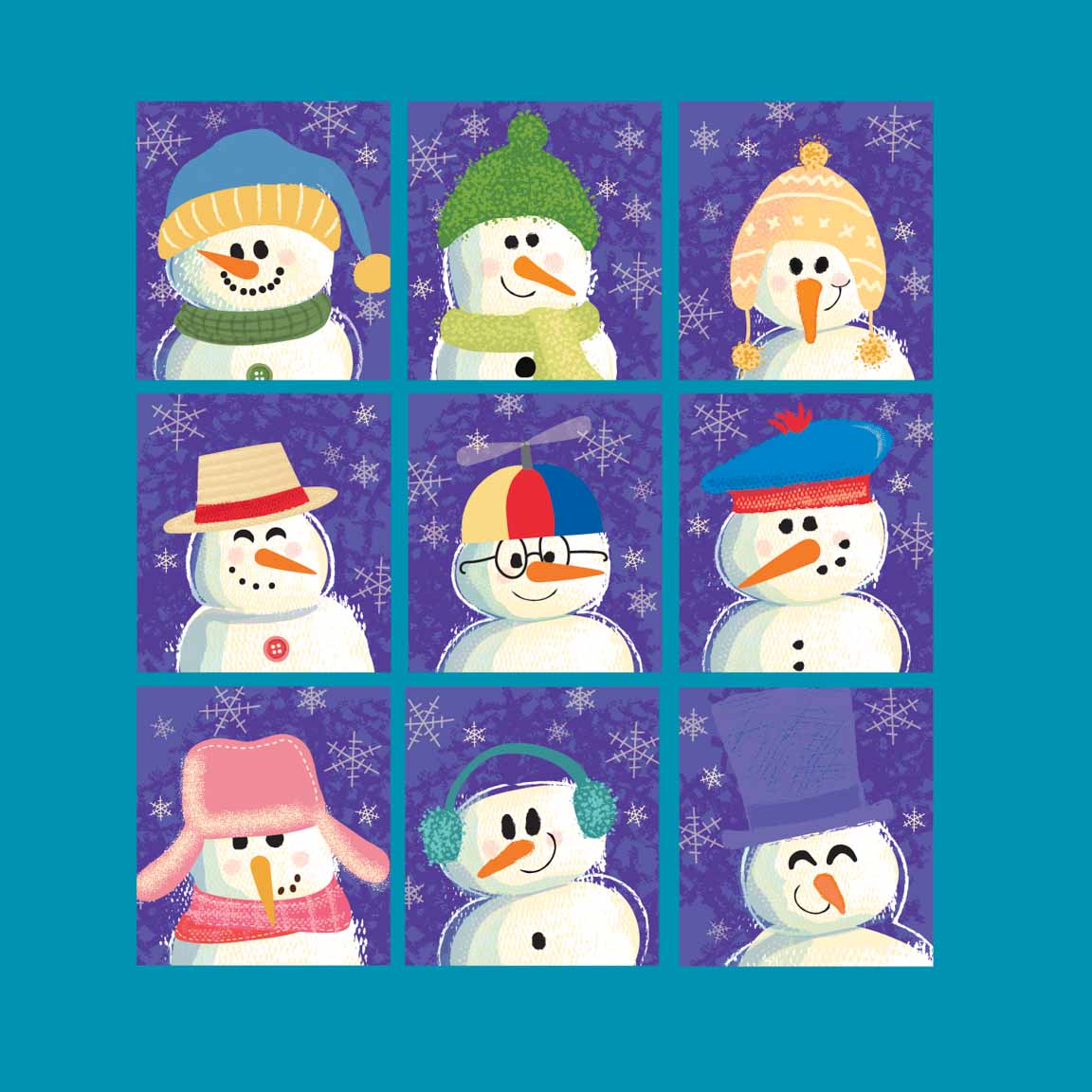 KS2 – Snow Happy Surface Design – 06 © Kris Schwenck