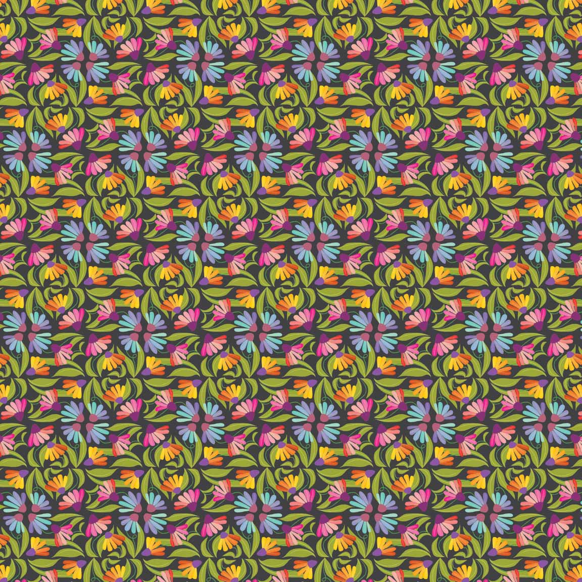 KS2 – The Daisy Parade Surface Design – 02 © Kris Schwenck