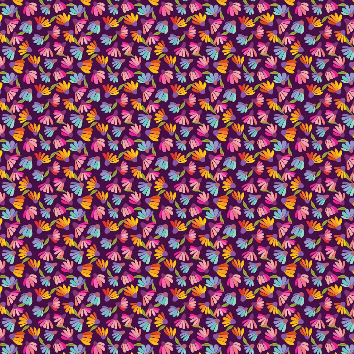 KS2 – The Daisy Parade Surface Design – 03 © Kris Schwenck