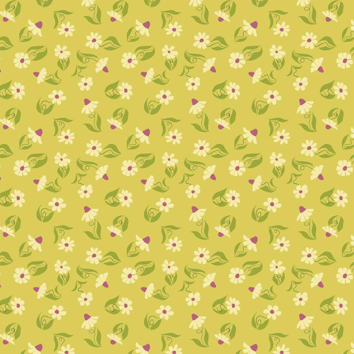 KS2 – The Daisy Parade Surface Design – 04 © Kris Schwenck