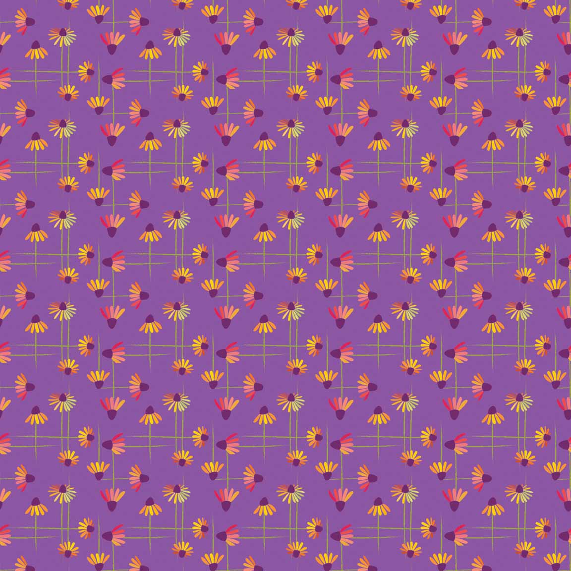 KS2 – The Daisy Parade Surface Design – 05 © Kris Schwenck
