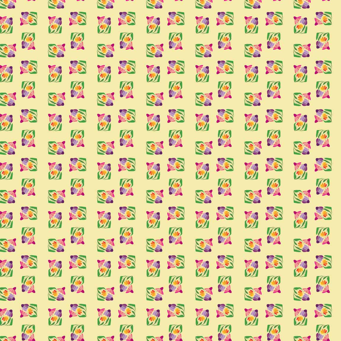 KS2 – The Daisy Parade Surface Design – 06 © Kris Schwenck