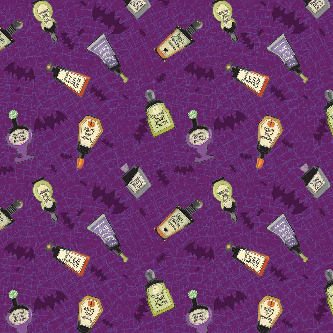 KS2 – Too Cute To Spook Surface Design – 03 © Kris Schwenck