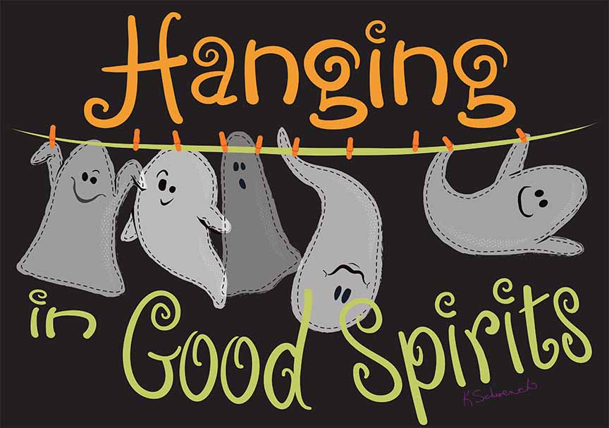 KS2 – Too Cute to Spook – Hangin in Good Spirits © Kris Schwenck