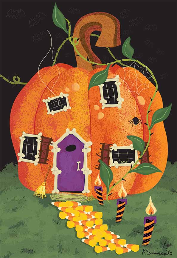 KS2 – Too Cute to Spook – Pumpkin House © Kris Schwenck