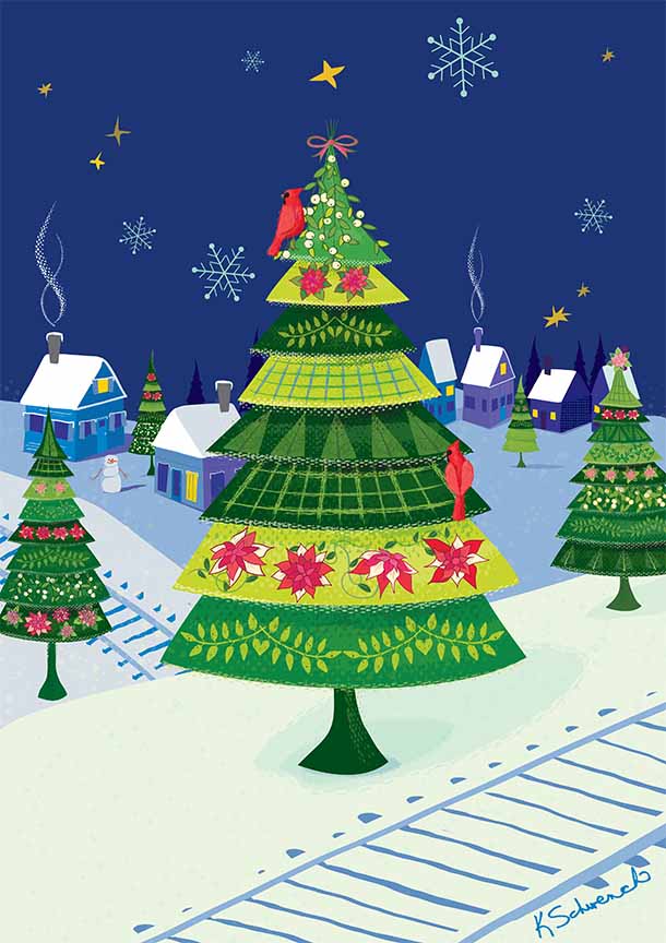 KS2 – Wintery Wonderland – Winter Village © Kris Schwenck