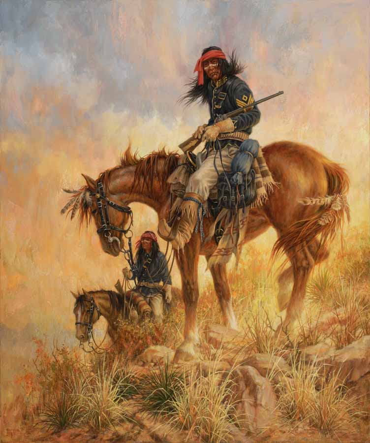 LF – American West – First Sergeant of Scouts © Larry Fanning