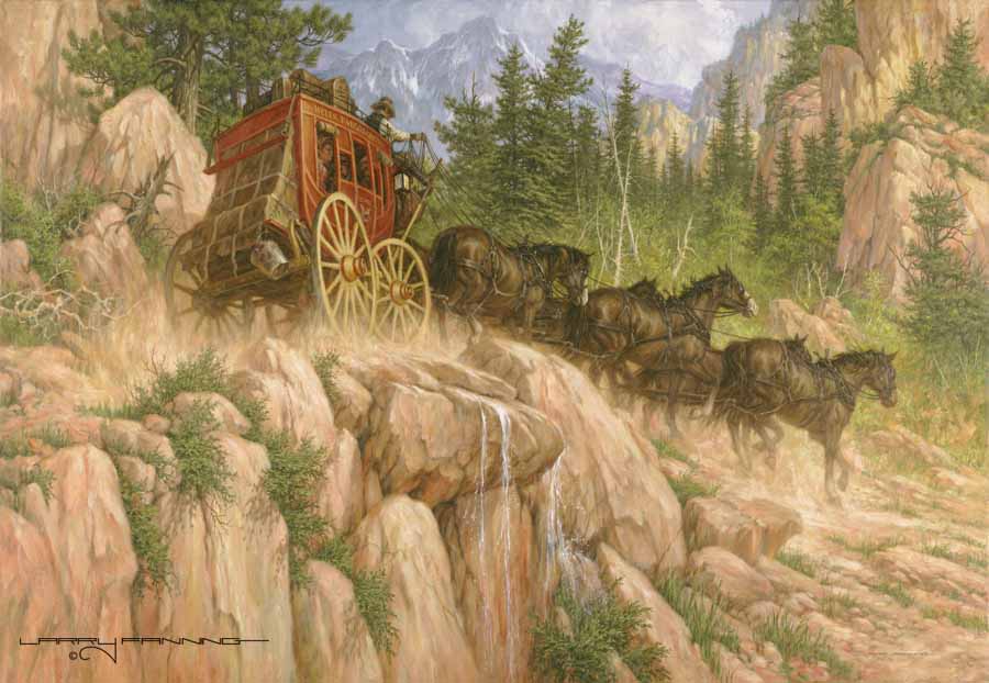 LF – American West – Last Stage to Denver © Larry Fanning