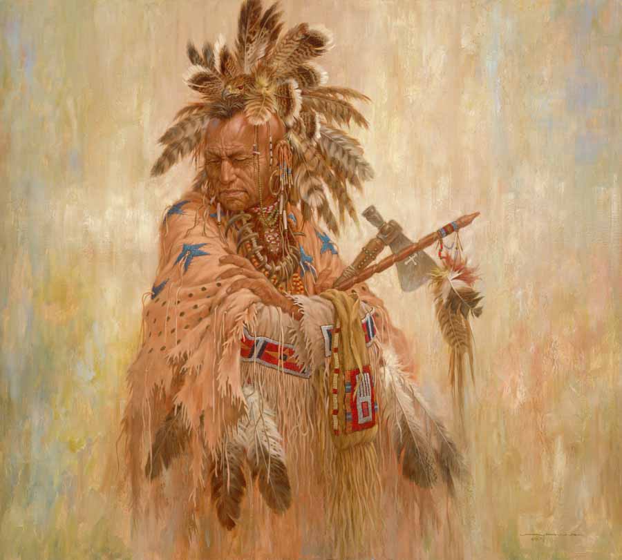LF – American West – War Shirt of the Morning Star – Pawnee © Larry Fanning