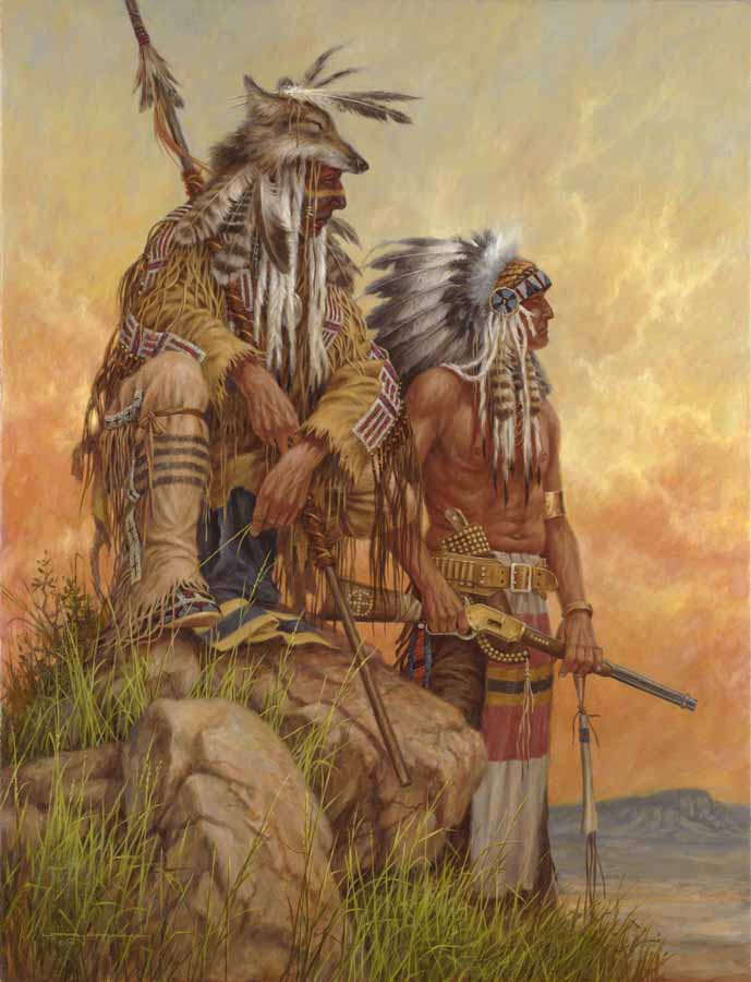 LF – American West – Watching the Pony Soldiers © Larry Fanning