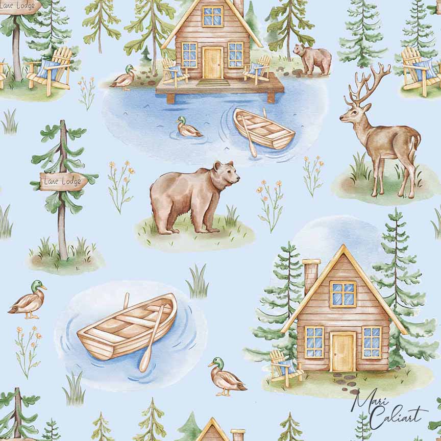 MC – Lake Lodge Collection – Deer 2501es © Mari Caliart