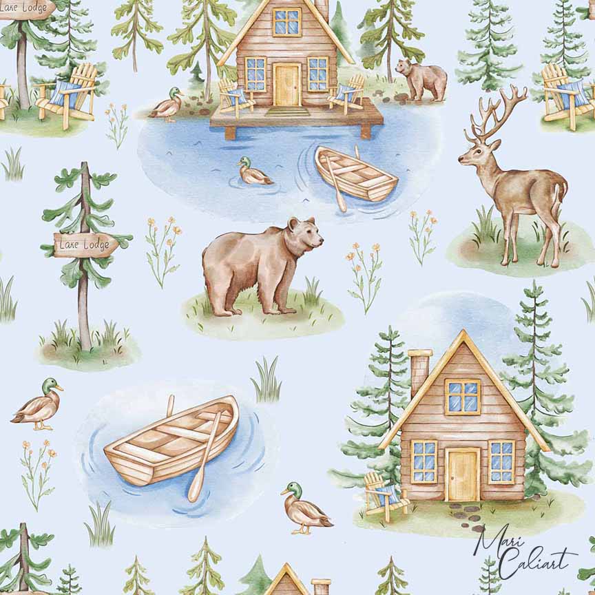 MC – Lake Lodge Collection – Deer 2501fs © Mari Caliart