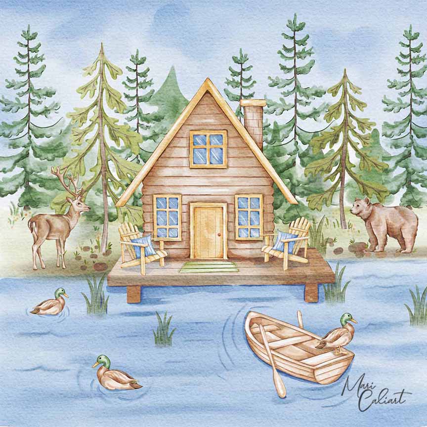 MC – Lake Lodge Collection – Deer 2515f © Mari Caliart
