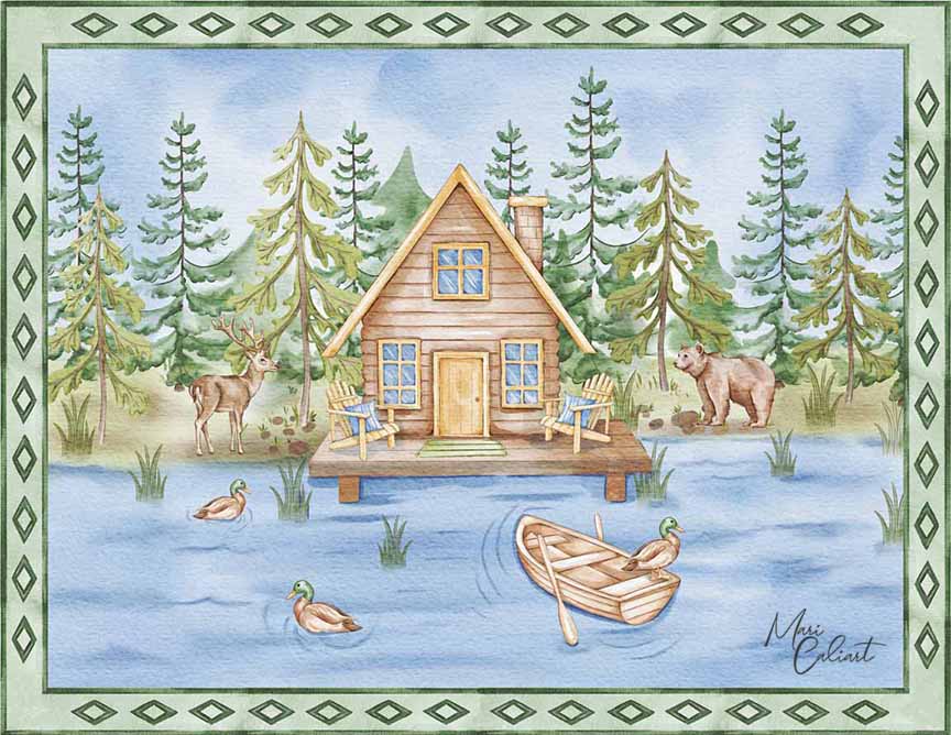 MC – Lake Lodge Collection – Deer 2515g © Mari Caliart