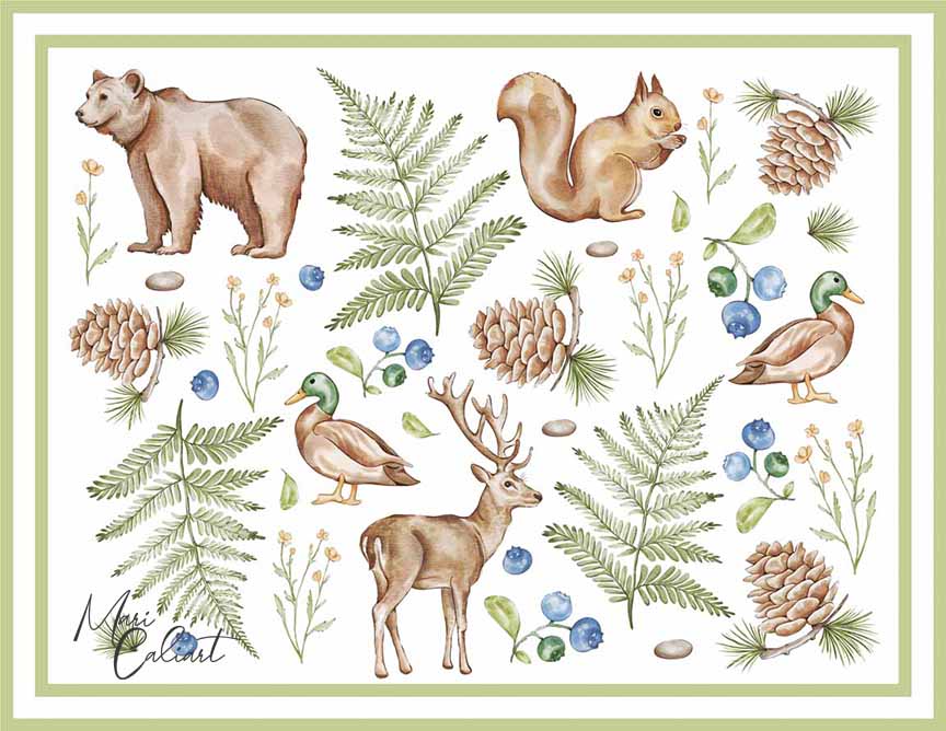 MC – Lake Lodge Collection – Deer 2525g © Mari Caliart