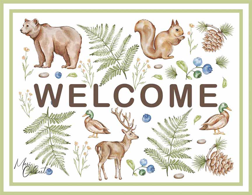MC – Lake Lodge Collection – Deer 2525k © Mari Caliart