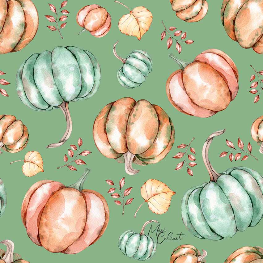 MC – Pumpkins and Leaves Collection 1100bs © Mari Caliart