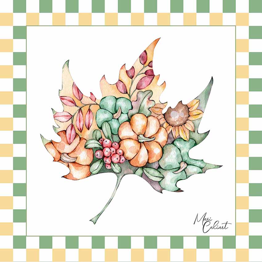 MC – Pumpkins and Leaves Collection 1110b © Mari Caliart