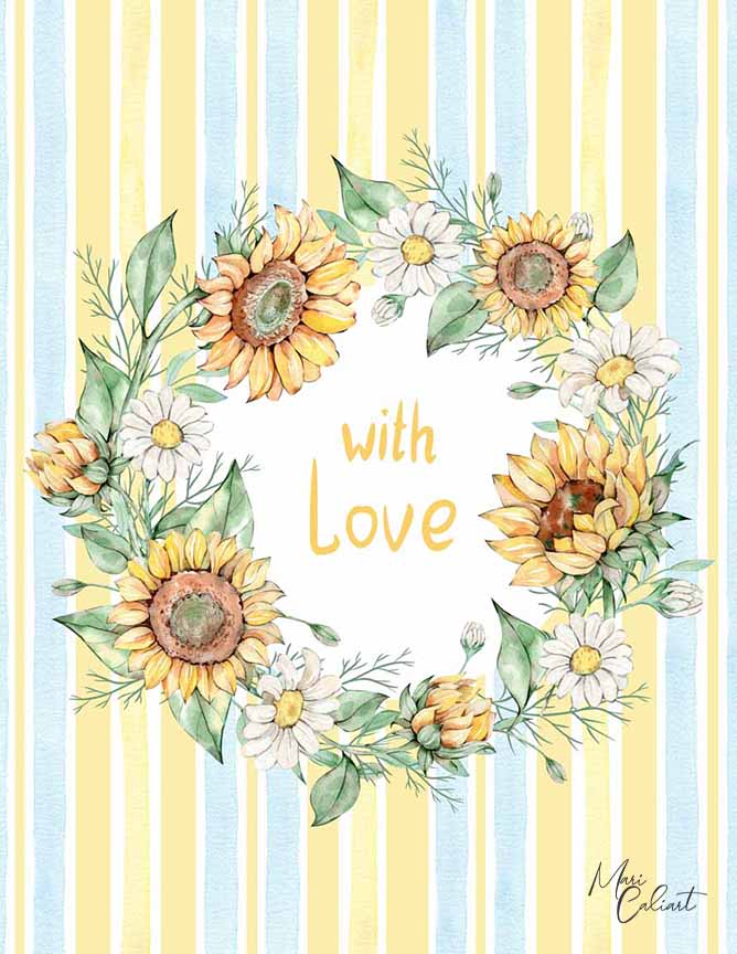 MC – Sunflowers Collection 2823 © Mari Caliart