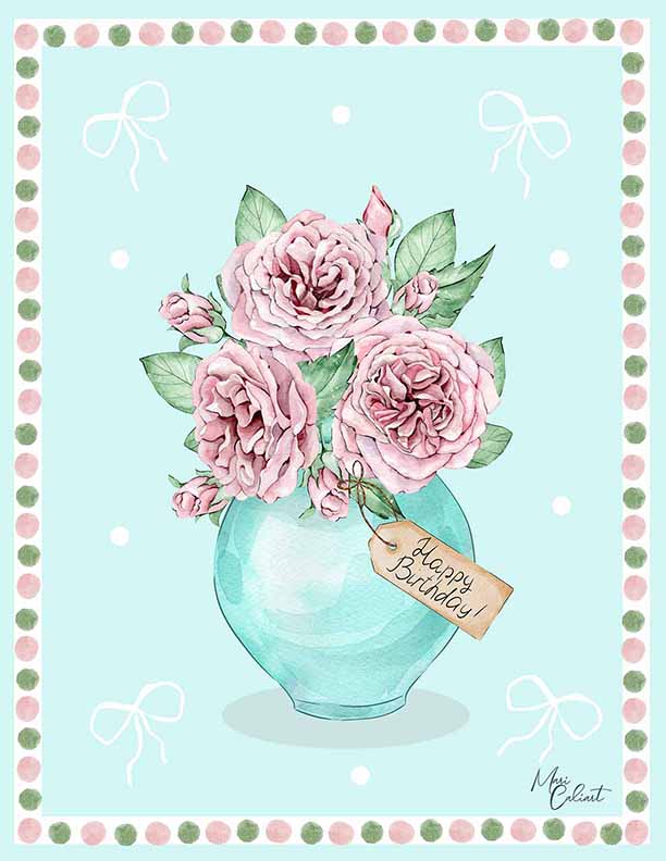 MC – Sweet Bloom Birthday Collection 2301b © Mari Caliart