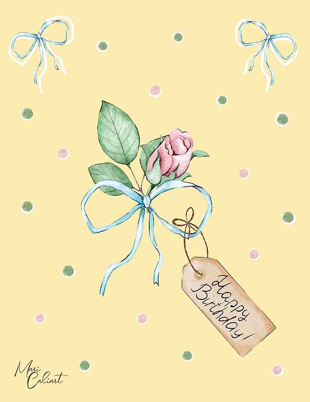 MC – Sweet Bloom Birthday Collection 2305c © Mari Caliart