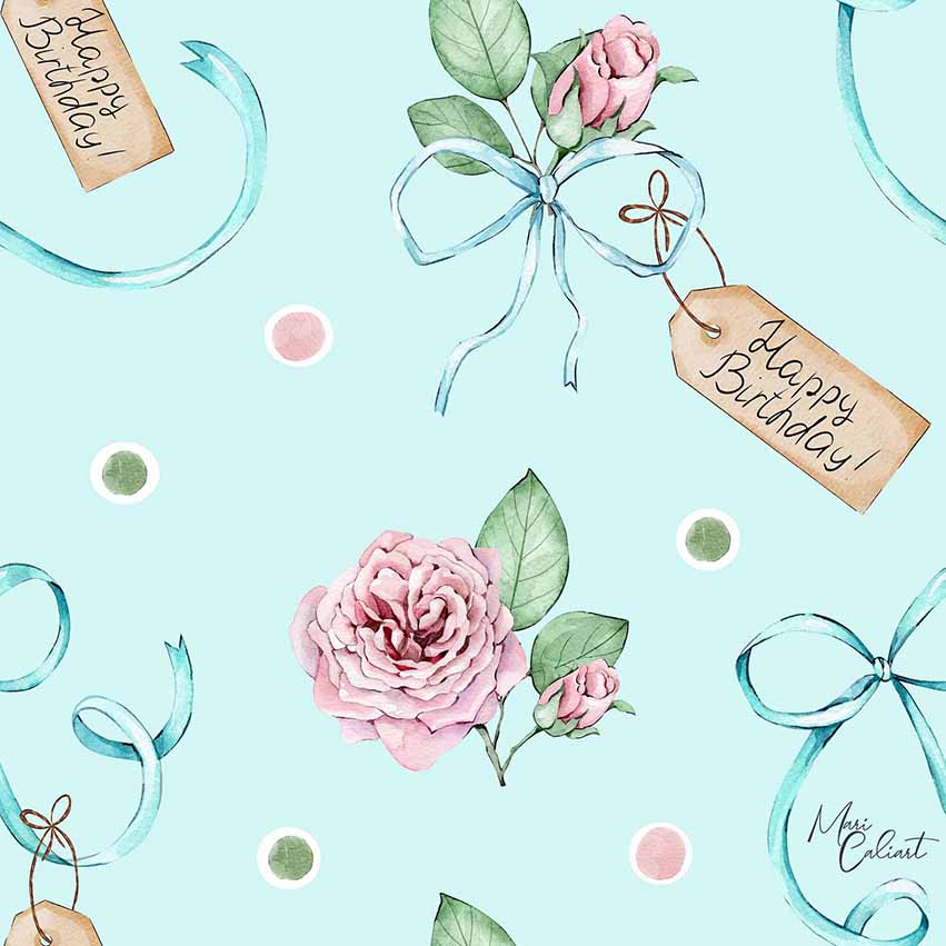 MC – Sweet Bloom Birthday Collection 2325cs © Mari Caliart