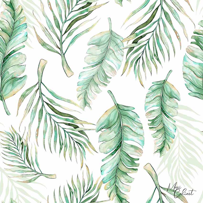 MC – Tropical Leaves Collection 2405as © Mari Caliart