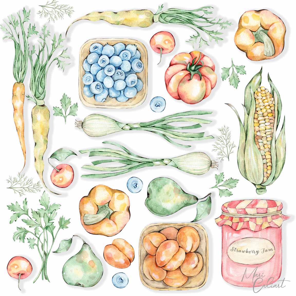 MC – Farmers Market Collection – 2914a © Mari Caliart