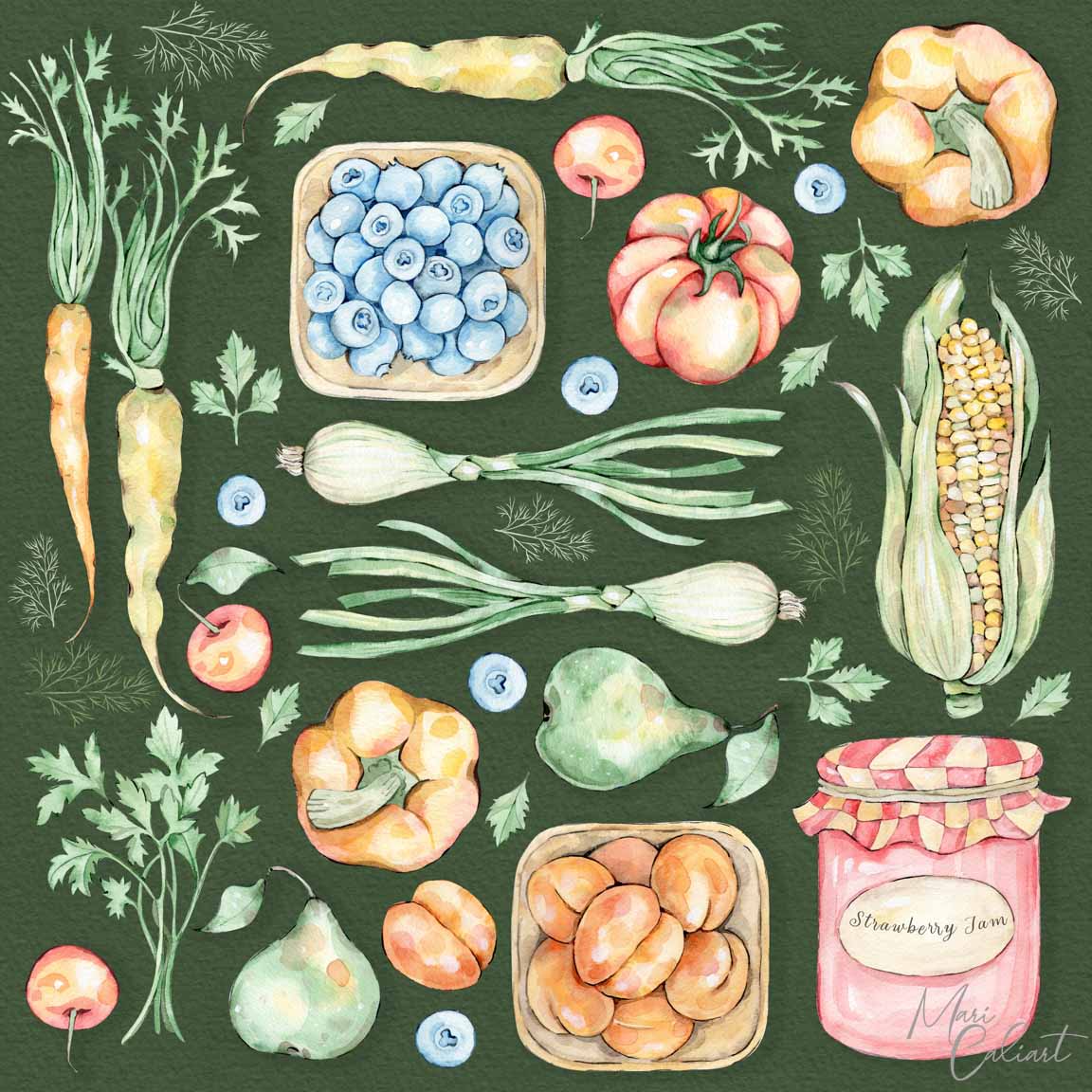 MC – Farmers Market Collection – 2914c © Mari Caliart