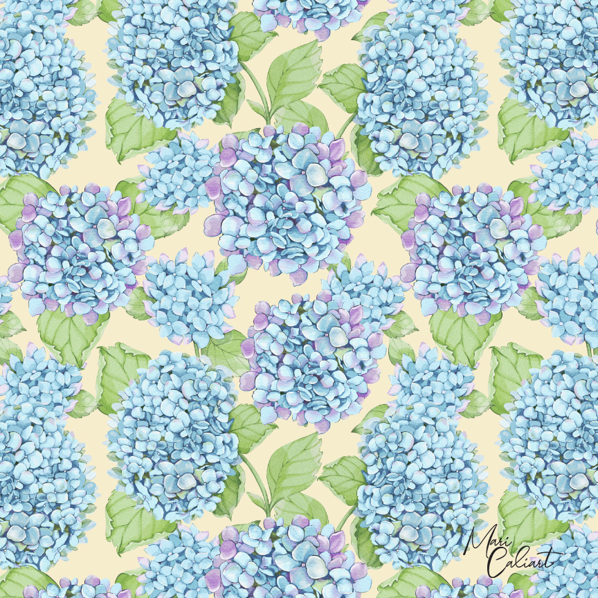 MC – Hydrangea and Iris Collection – 2101cs © Mari Caliart