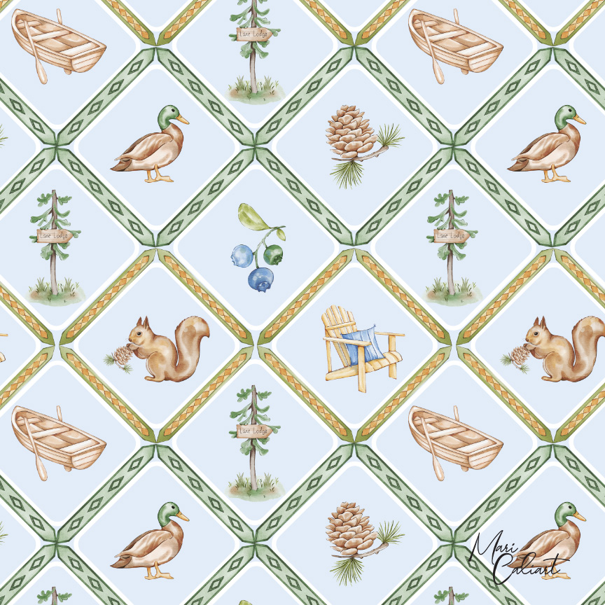 MC – Lake Lodge Collection 2505ds © Mari Caliart