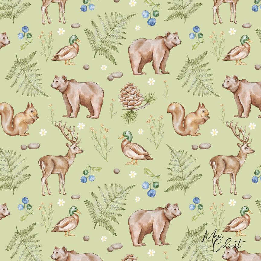 MC – Lake Lodge Collection – Deer 2500js © Mari Caliart