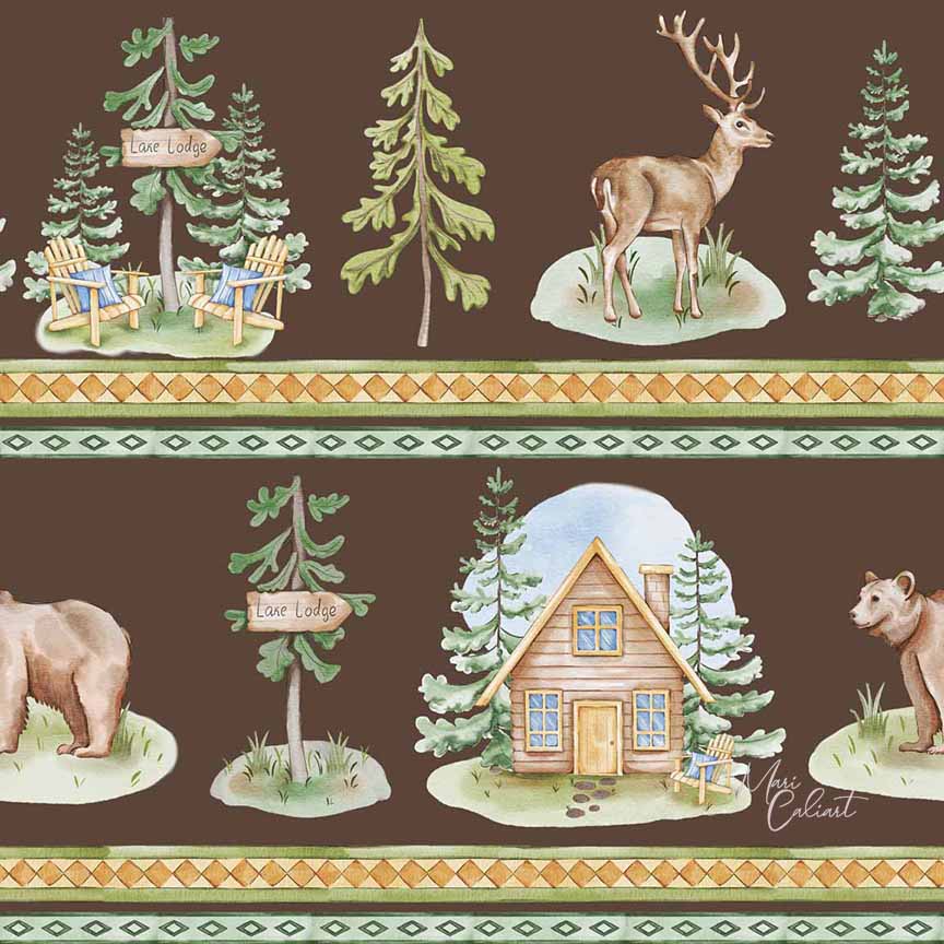MC – Lake Lodge Collection – Deer 2506gs © Mari Caliart