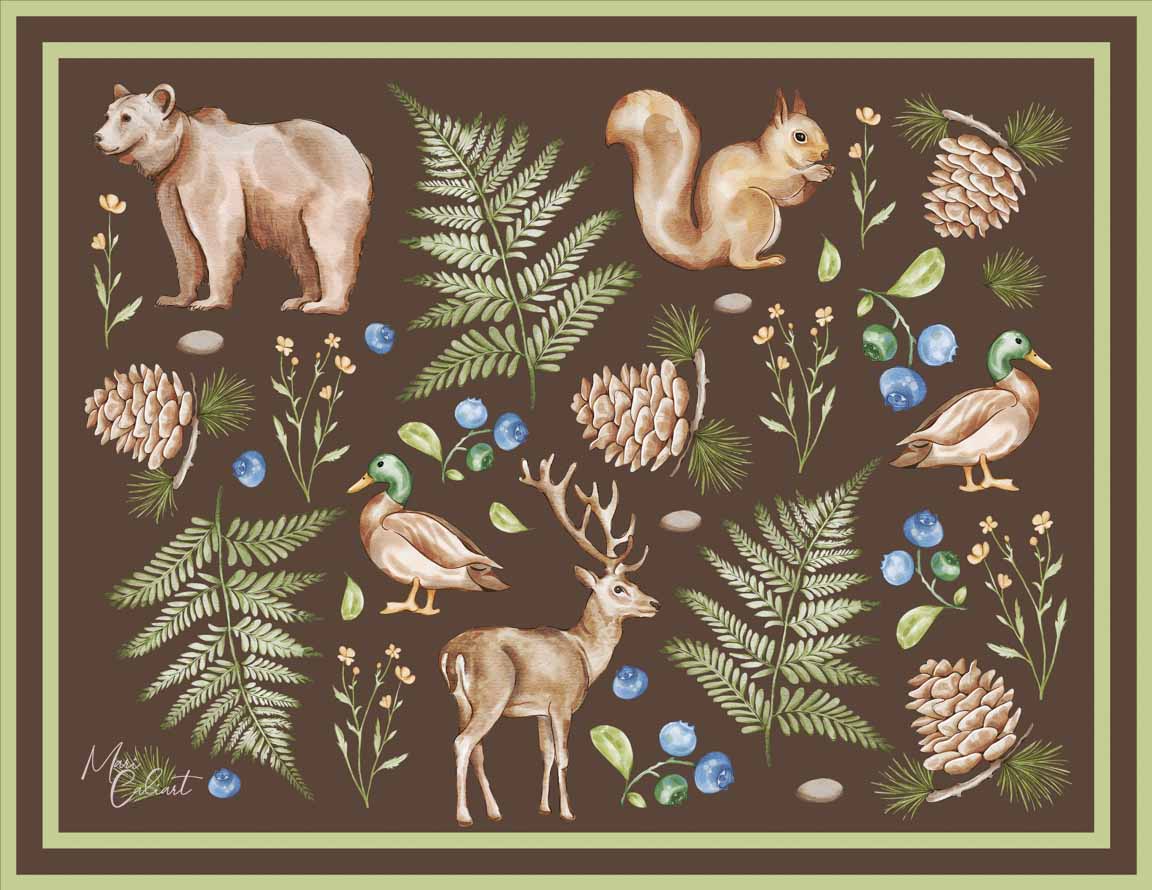 MC – Lake Lodge Collection – Deer 2525h © Mari Caliart