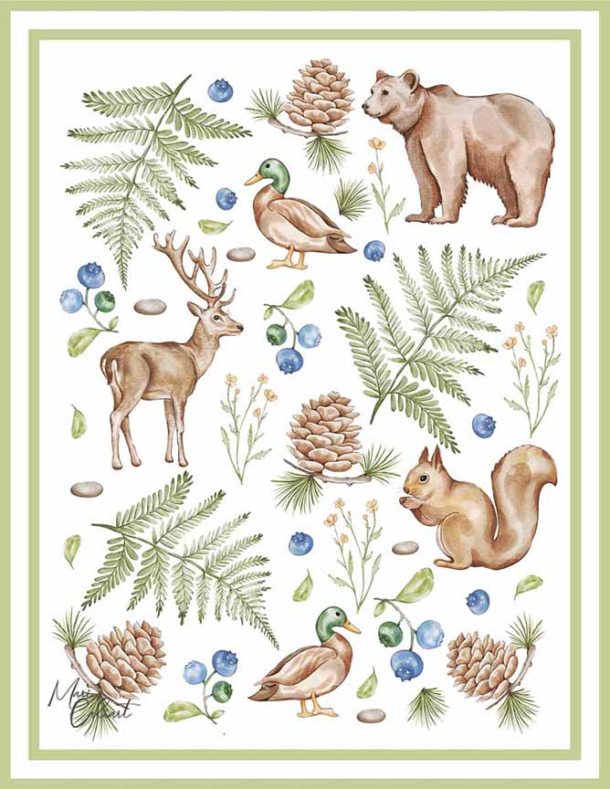 MC – Lake Lodge Collection – Deer 2525i © Mari Caliart