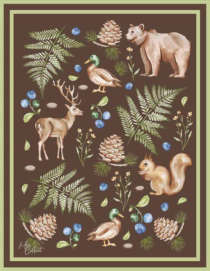 MC – Lake Lodge Collection – Deer 2525j © Mari Caliart