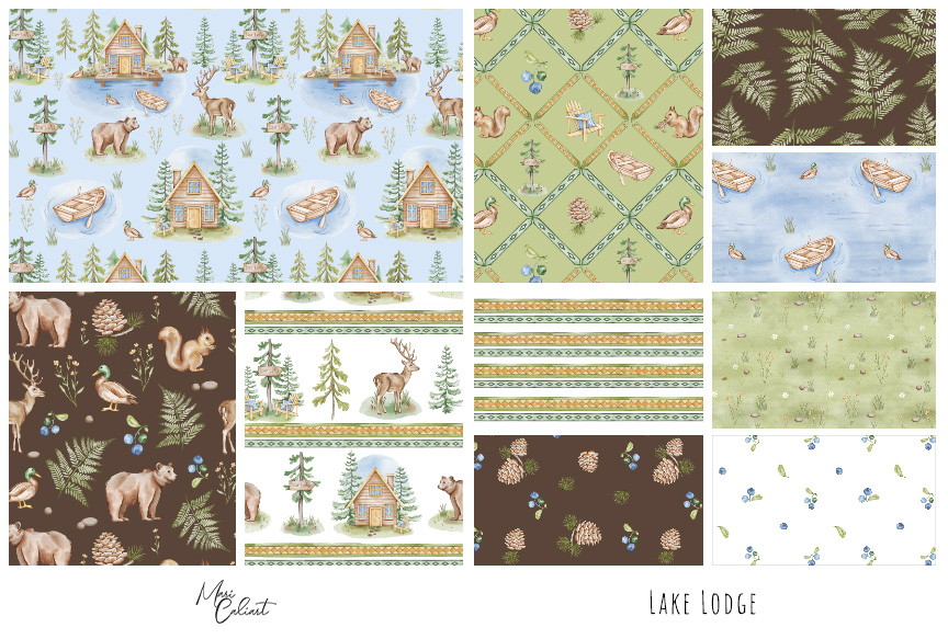 MC – Lake Lodge Collection – Deer © Mari Caliart