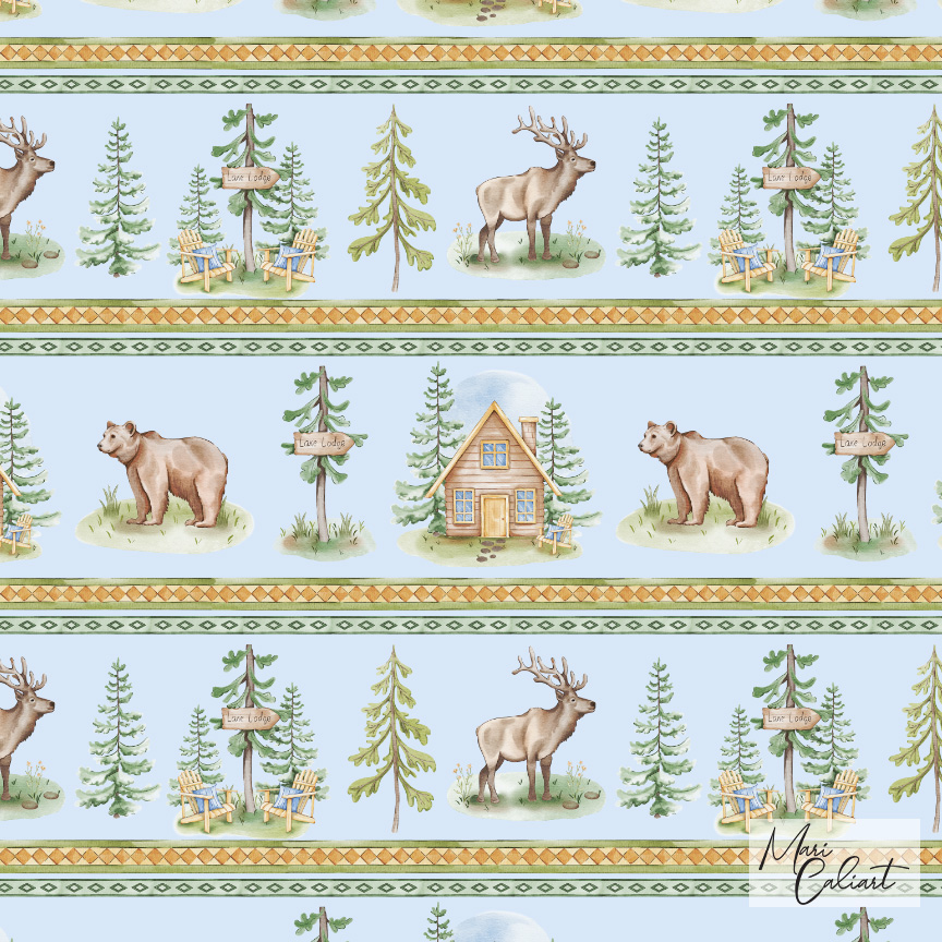 MC – Lake Lodge Collection – Elk 2506bs © Mari Caliart