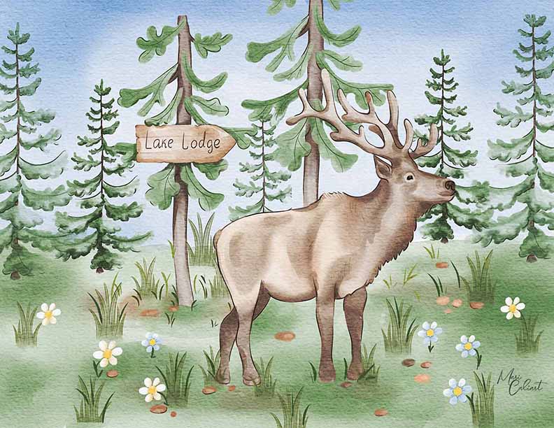 MC – Lake Lodge Collection – Elk 2518c © Mari Caliart