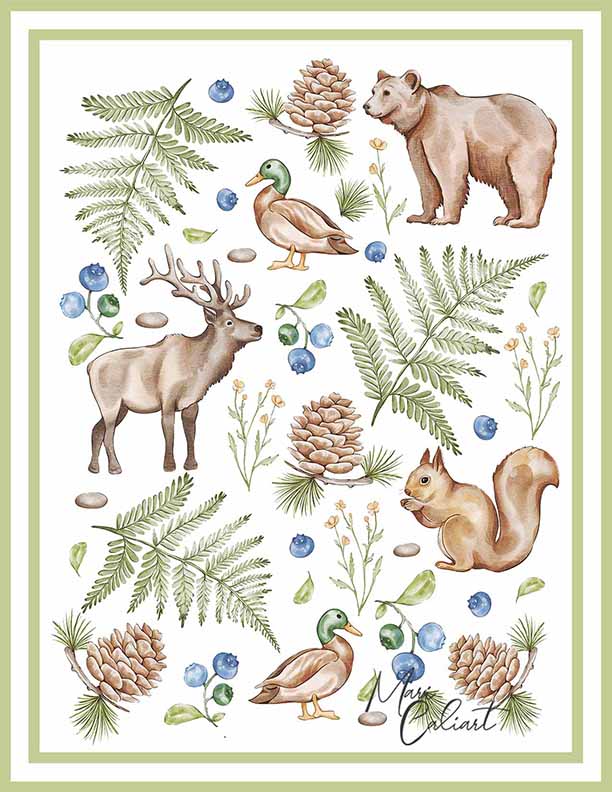 MC – Lake Lodge Collection – Elk 2525c © Mari Caliart