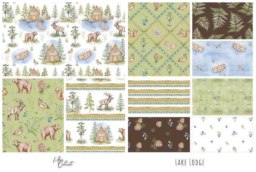 MC – Lake Lodge Collection, Elk © Mari Caliart
