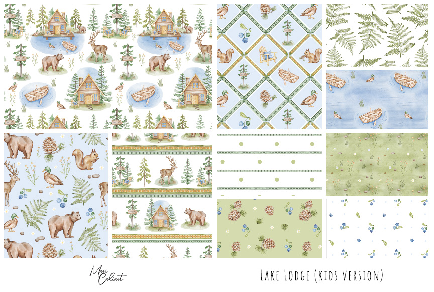 MC – Lake Lodge Collection – Kids Version © Mari Caliart