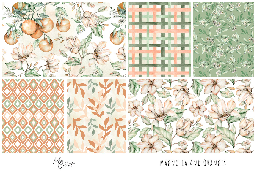 MC – Magnolia and Oranges Collection © Mari Caliart