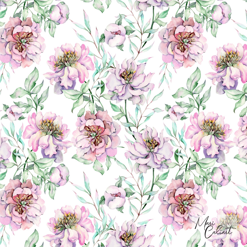 MC – Pink Peonies Collection – 0802as © Mari Caliart